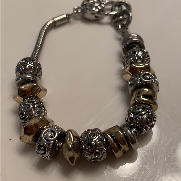 Silver & Gold Bracelet - Picture 2 of 2